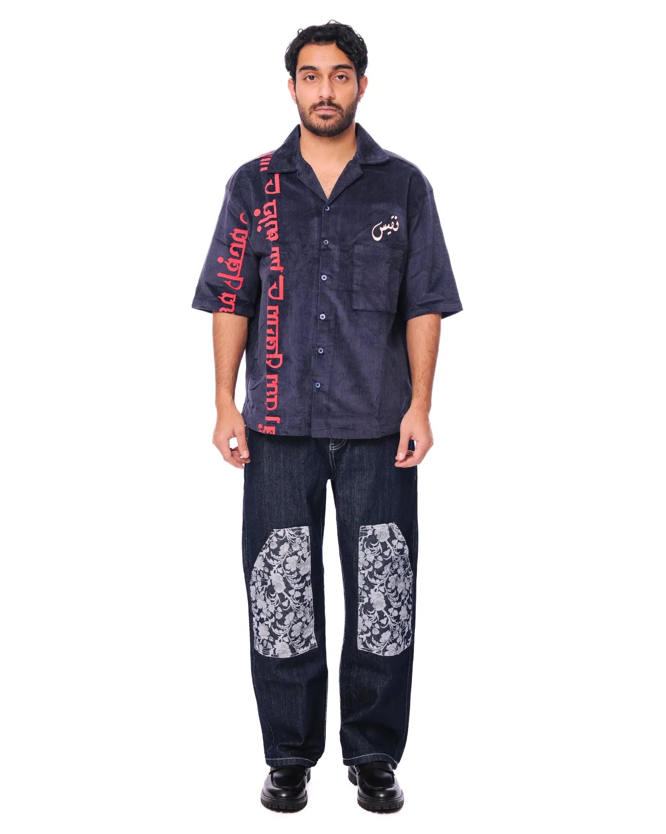 naqees Blue Statement Jeans cult store pakistan karachi men