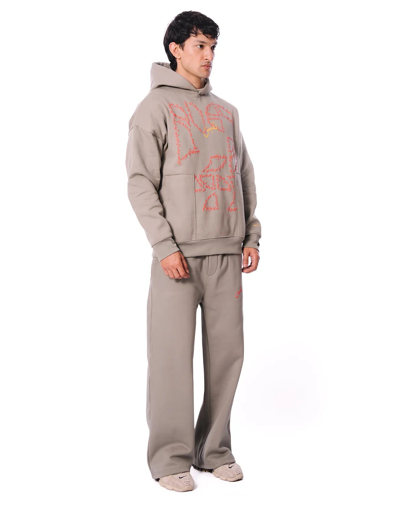 Naqees Grey Atish Trousers - CULT - haider