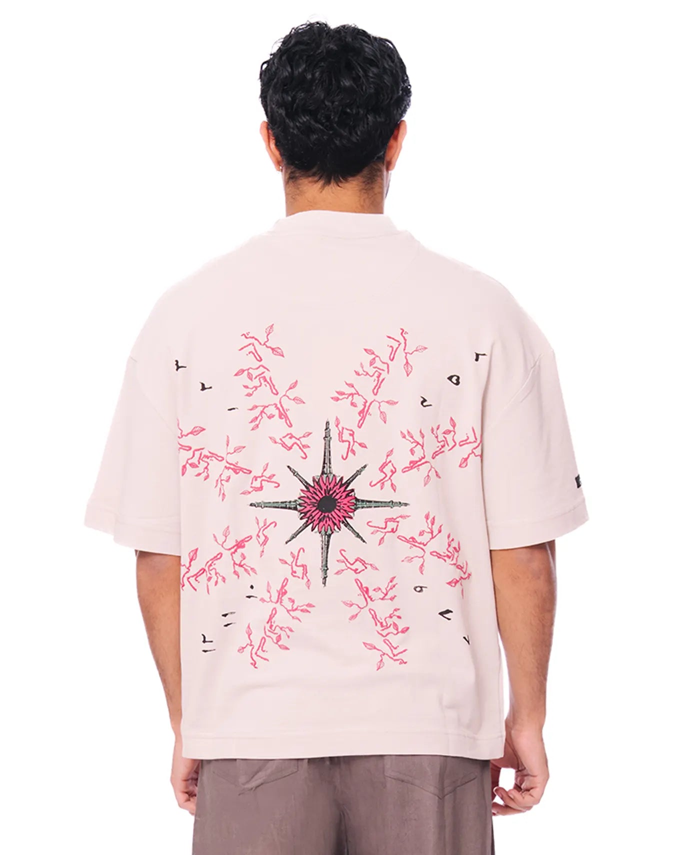 Naqees Beige Beige In Time T-Shirt - CULT - haider