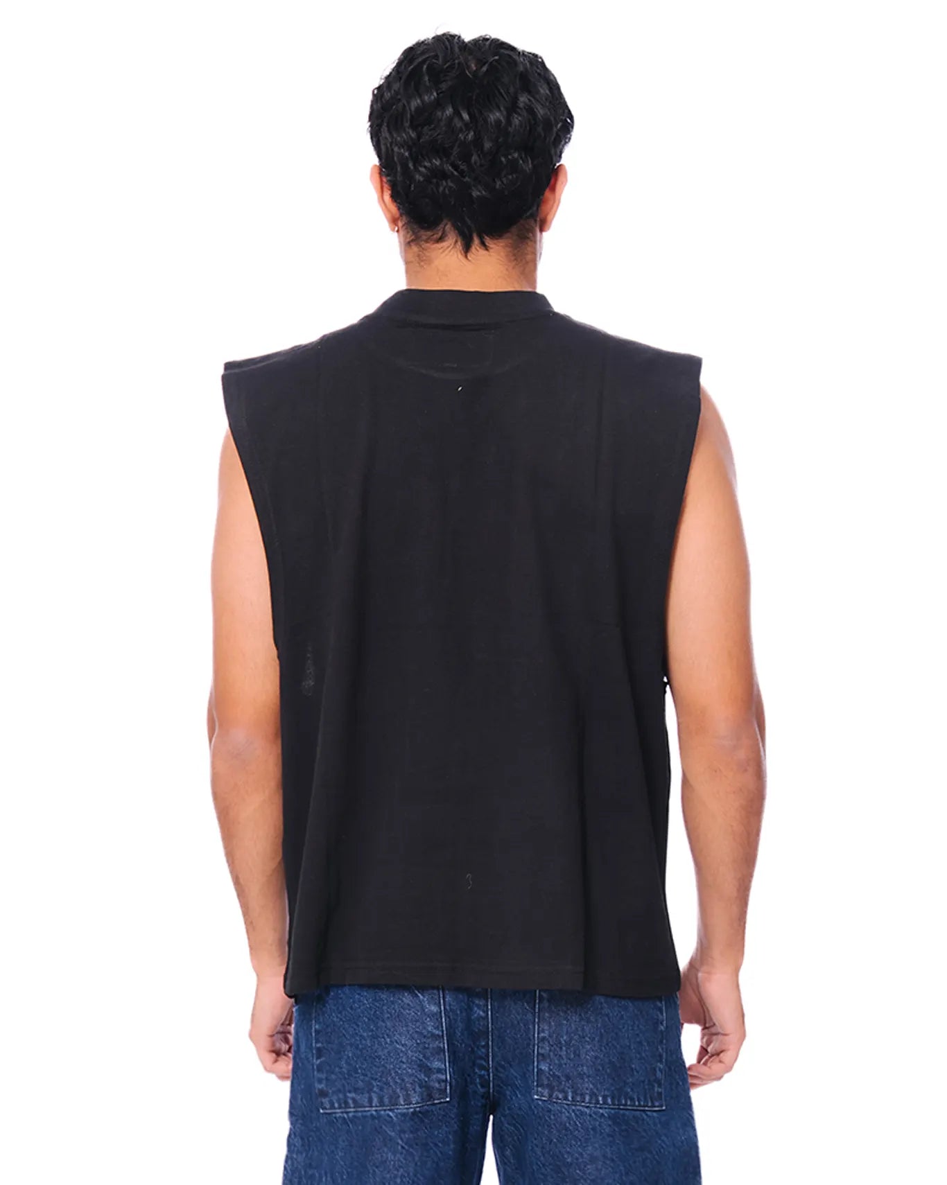 Naqees Black Black Vest - CULT - haider