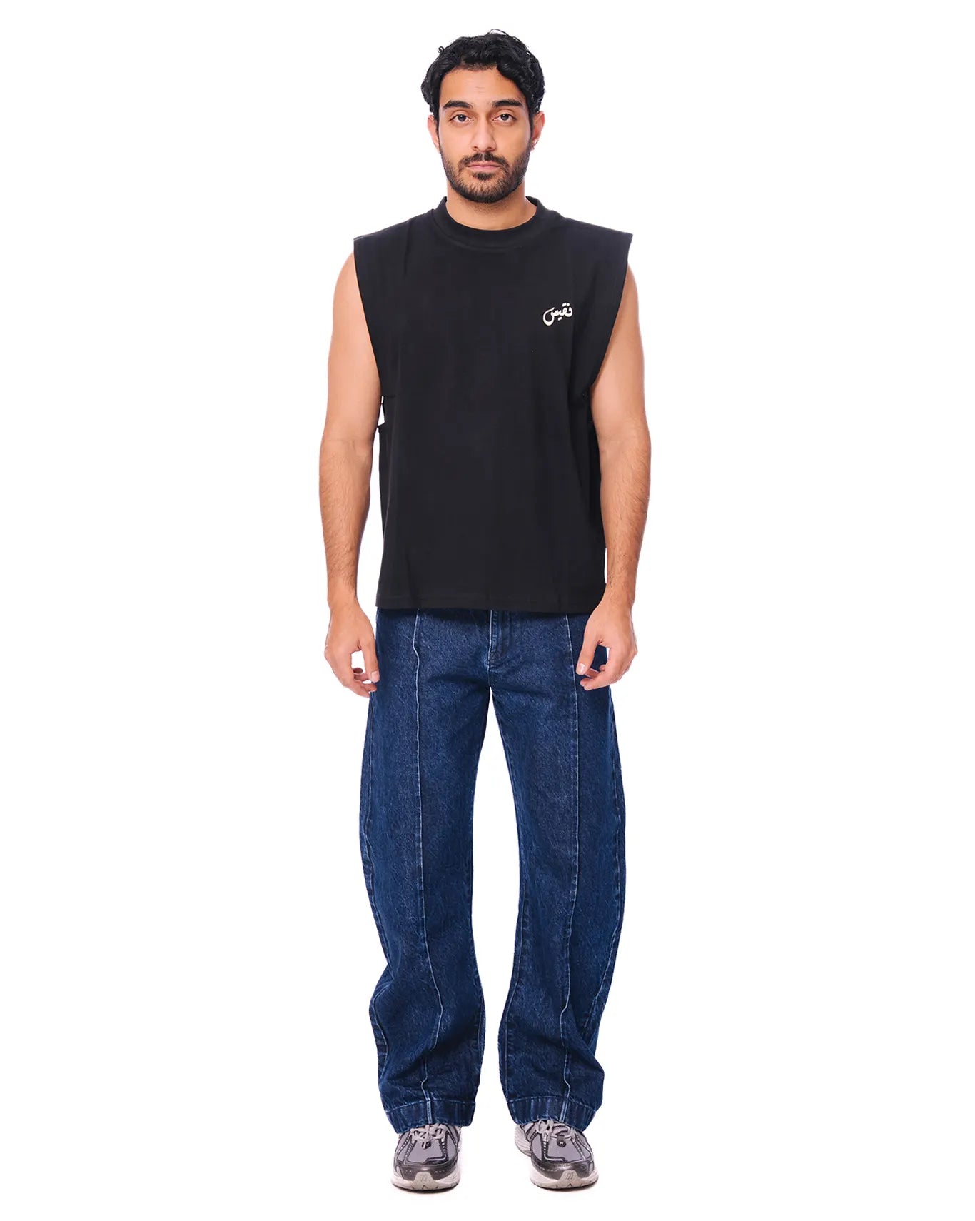 Naqees Black Black Vest - CULT - haider