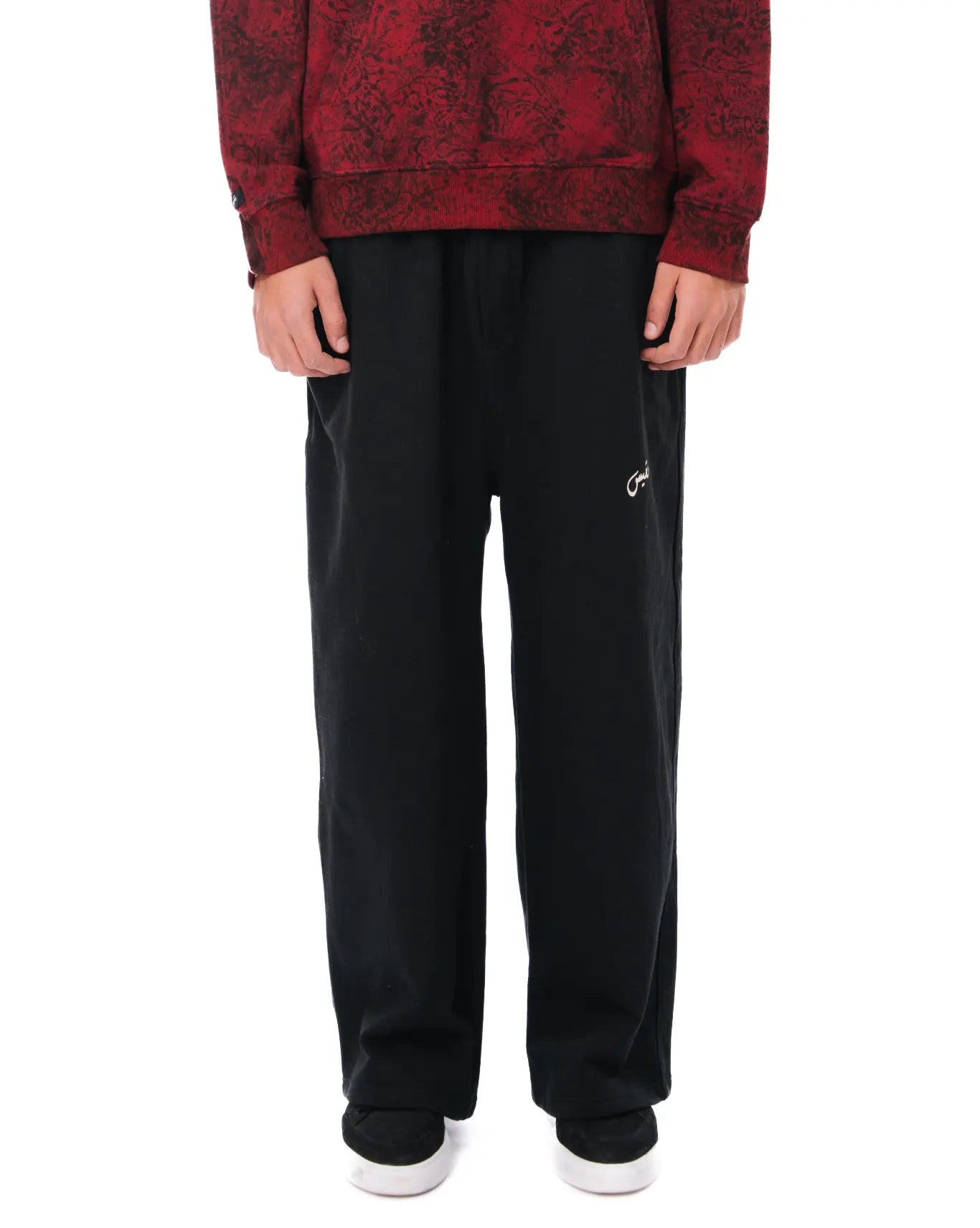 naqees black void trousers cult store