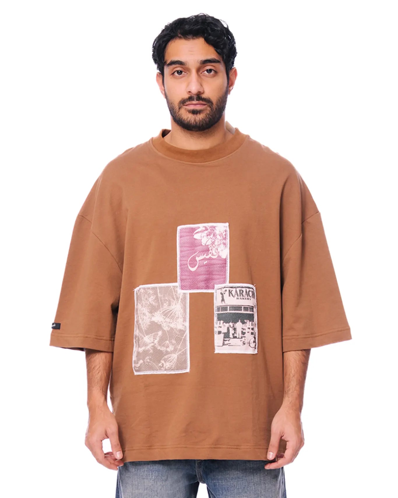 Naqees brown Karachi Bakery Tee Cult Store Pakistan