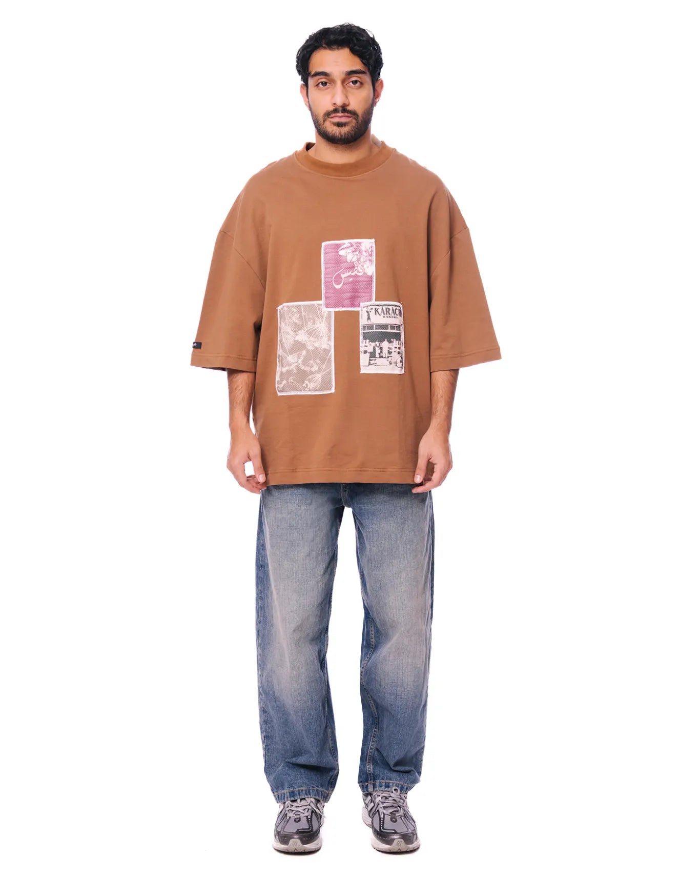 Naqees brown Karachi Bakery Tee Cult Store Pakistan