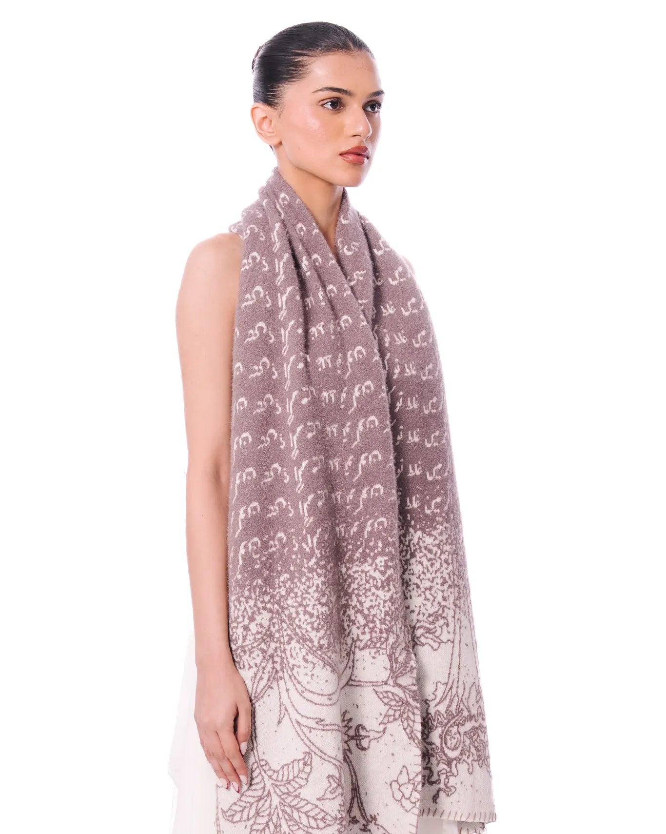 naqees lavender wool scarf cult store pakistan 1