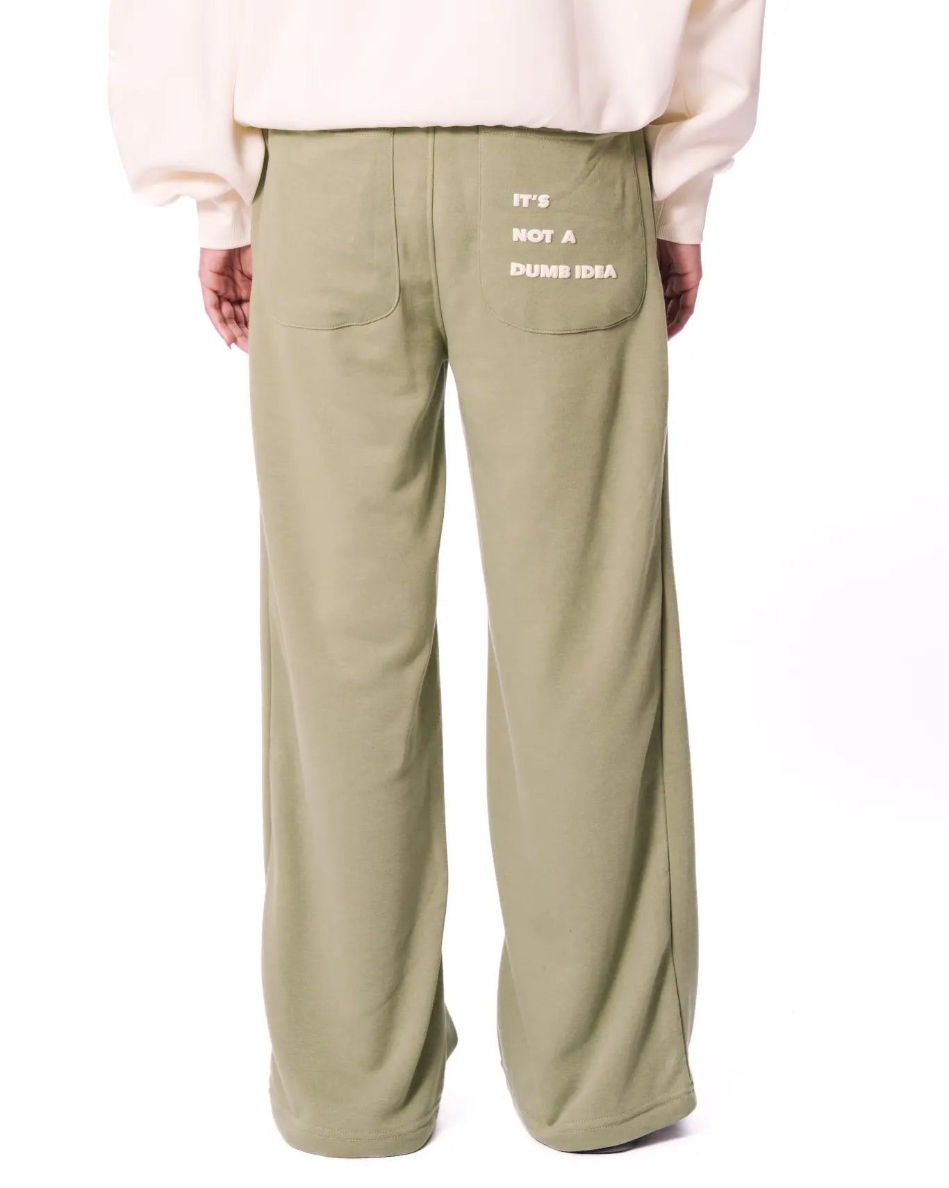 Naqees Green Matcha Terry Trousers - CULT - haider