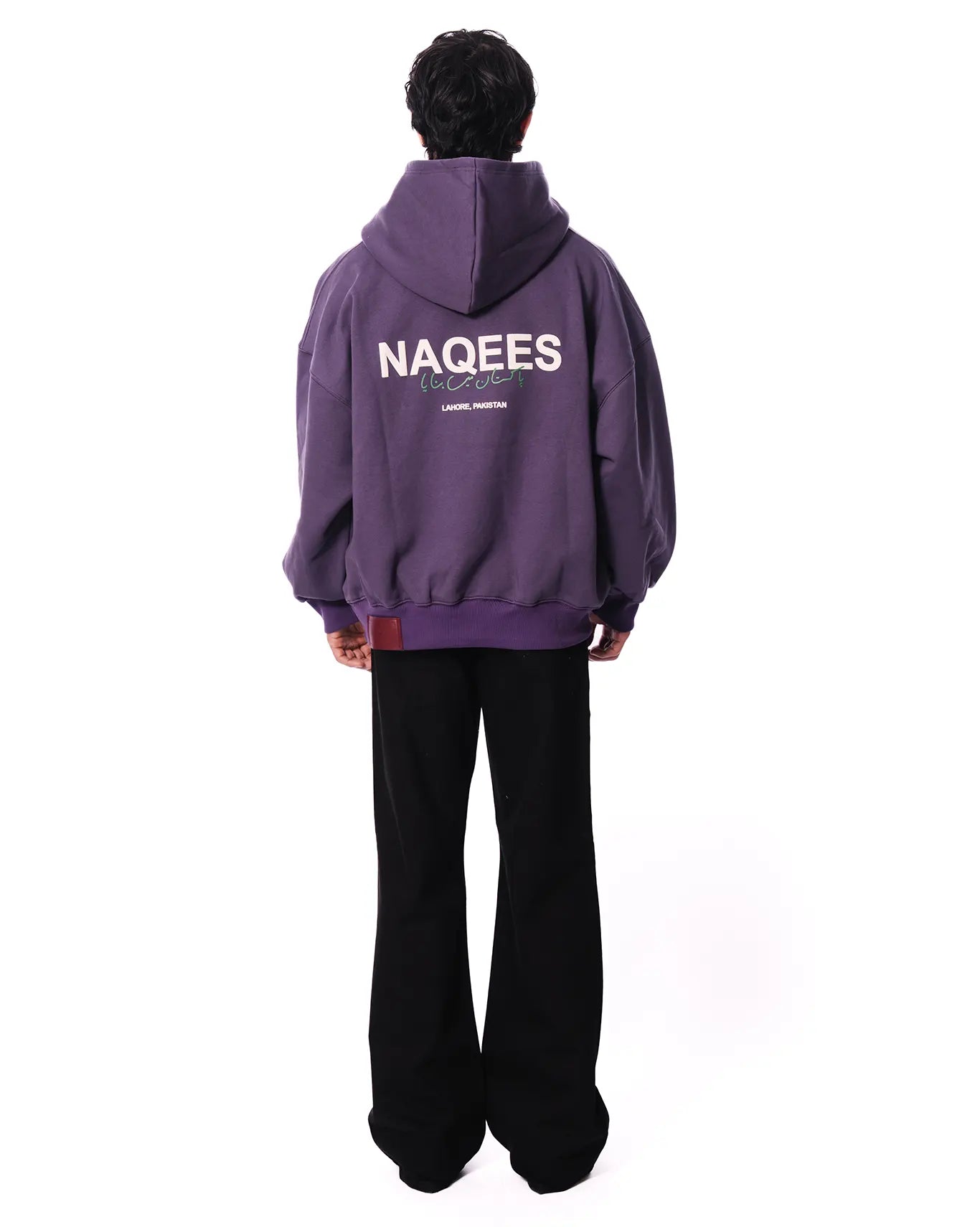 Naqees Purple Purple Essential Balloon Hoodie - CULT - haider