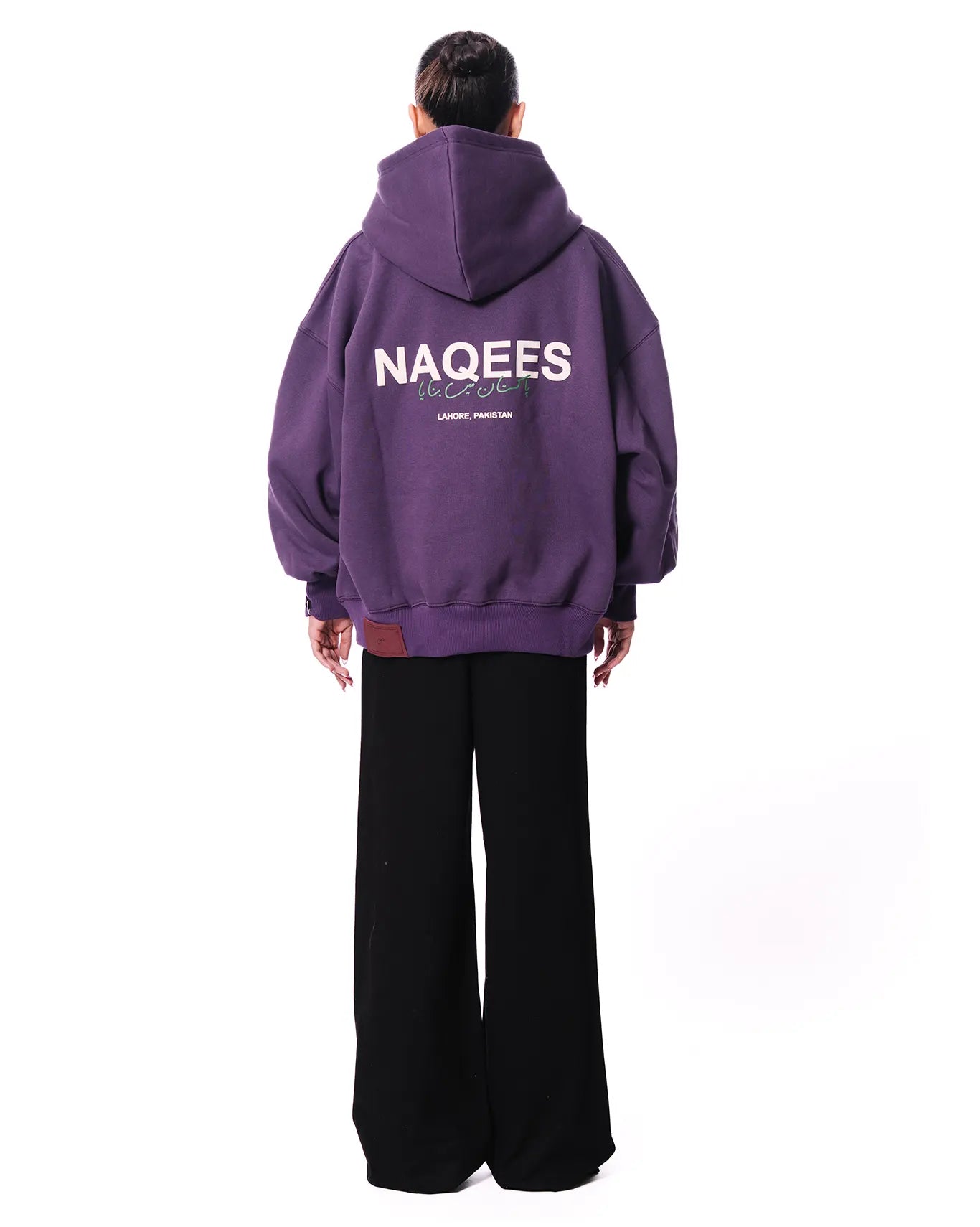 Naqees Purple Purple Essential Balloon Hoodie - CULT - haider