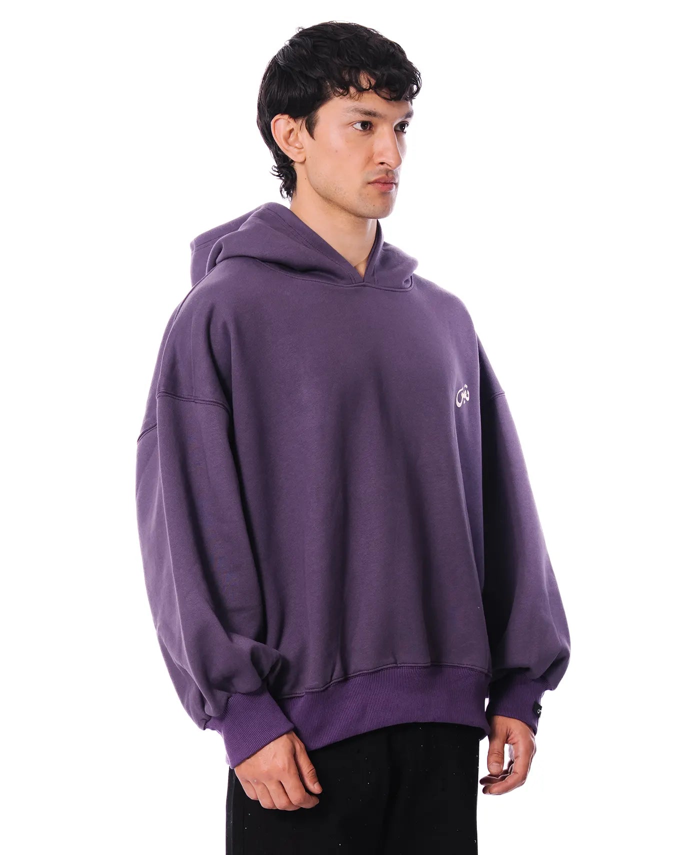 Naqees Purple Purple Essential Balloon Hoodie - CULT - haider