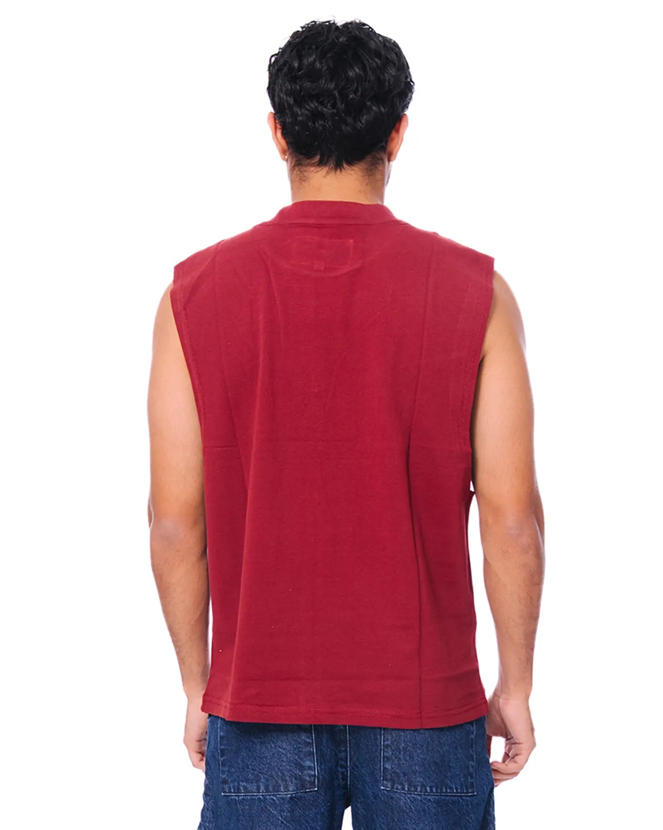 Naqees Maroon Maroon Vest - CULT - haider