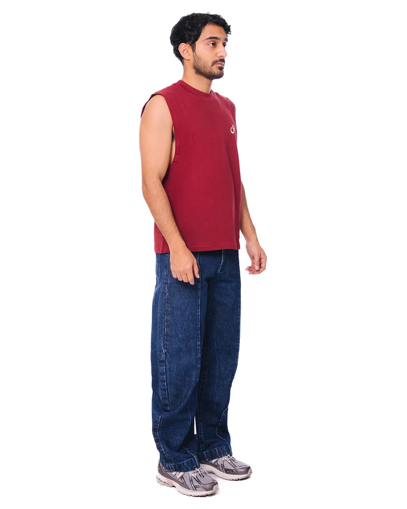 Naqees Maroon Maroon Vest - CULT - haider