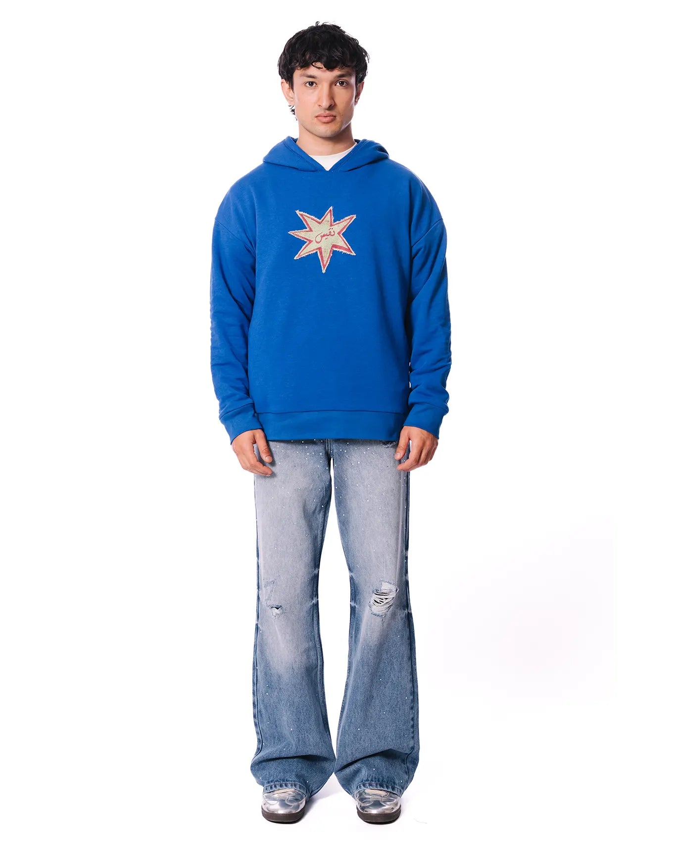 Naqees Royal Blue Royal Blue Reversible Hoodie - CULT - haider