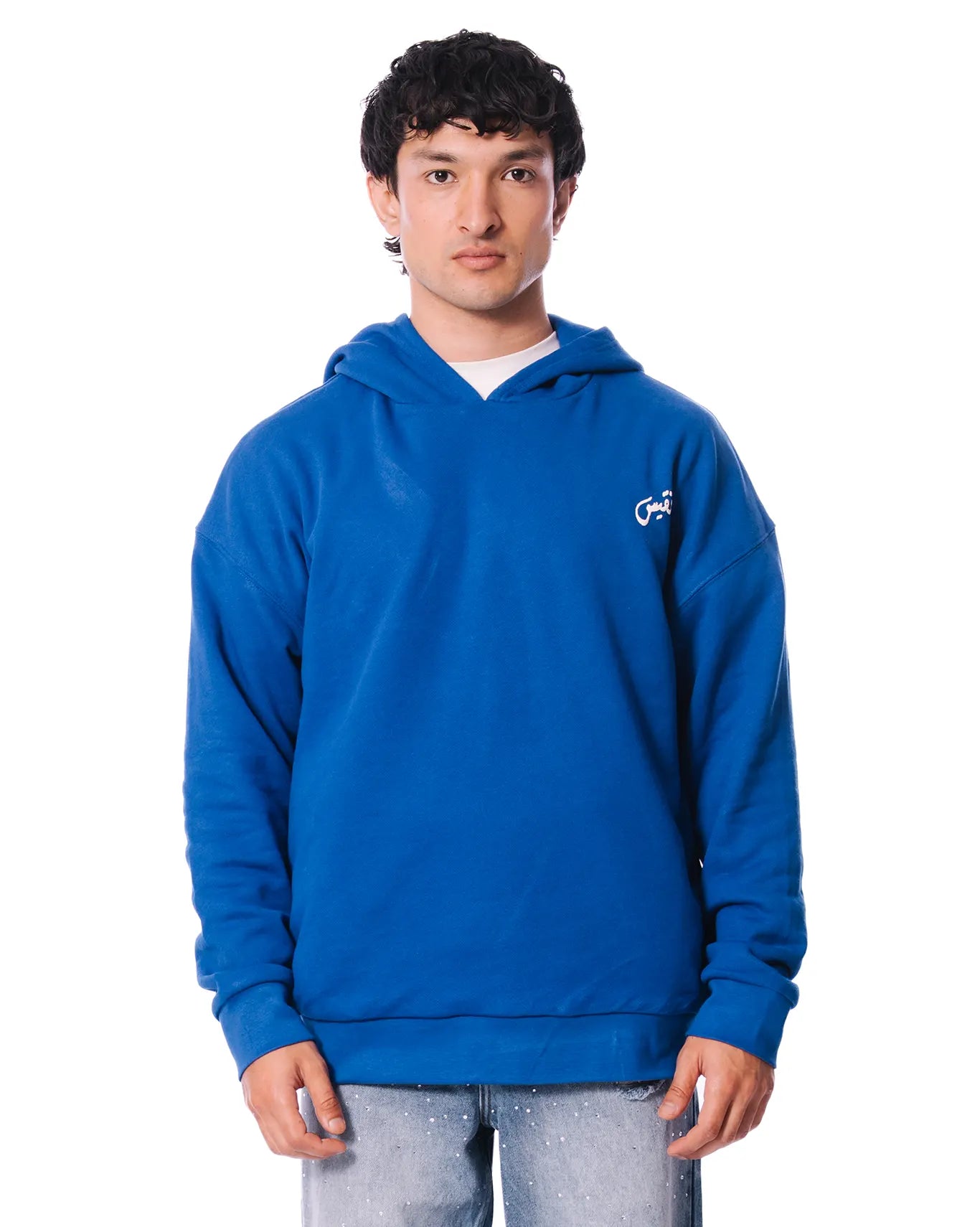 naqees royal blue reversible hoodie cult store pakistan