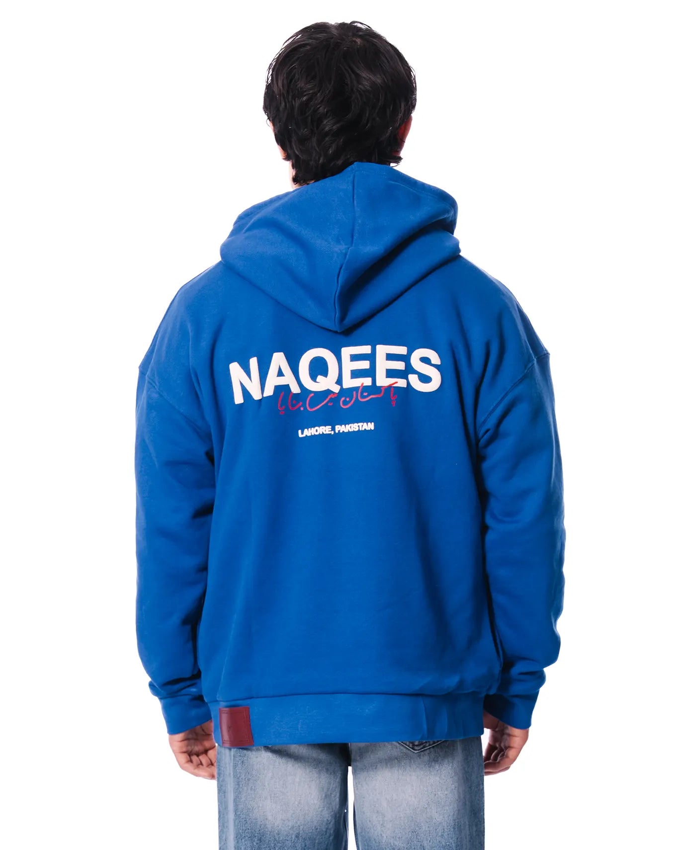 Naqees Royal Blue Royal Blue Reversible Hoodie - CULT - haider
