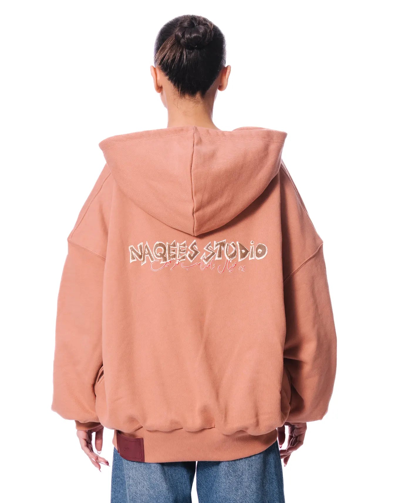 naqees rust reversible hoodie cult store pakistan 3
