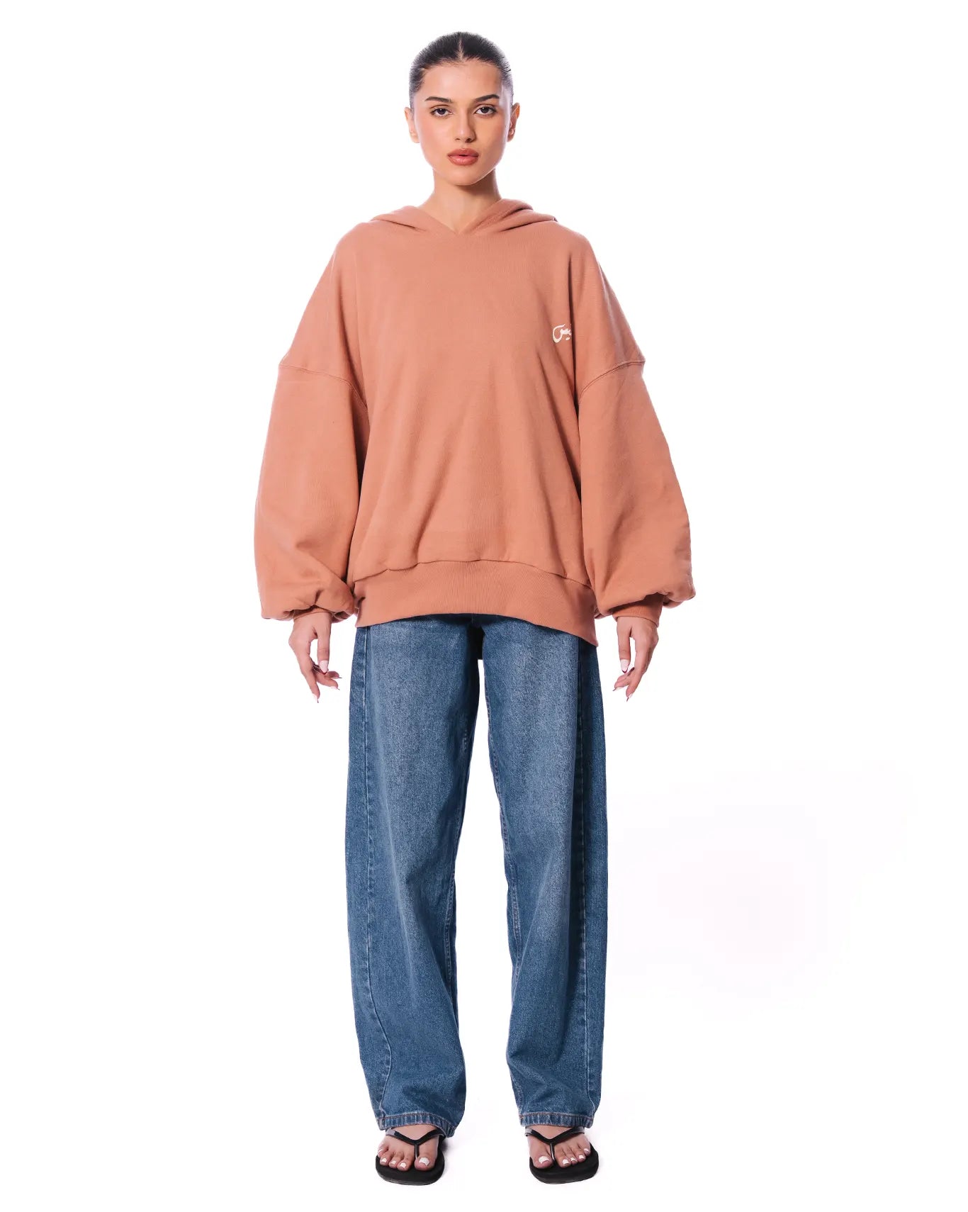 naqees rust reversible hoodie cult store pakistan 5