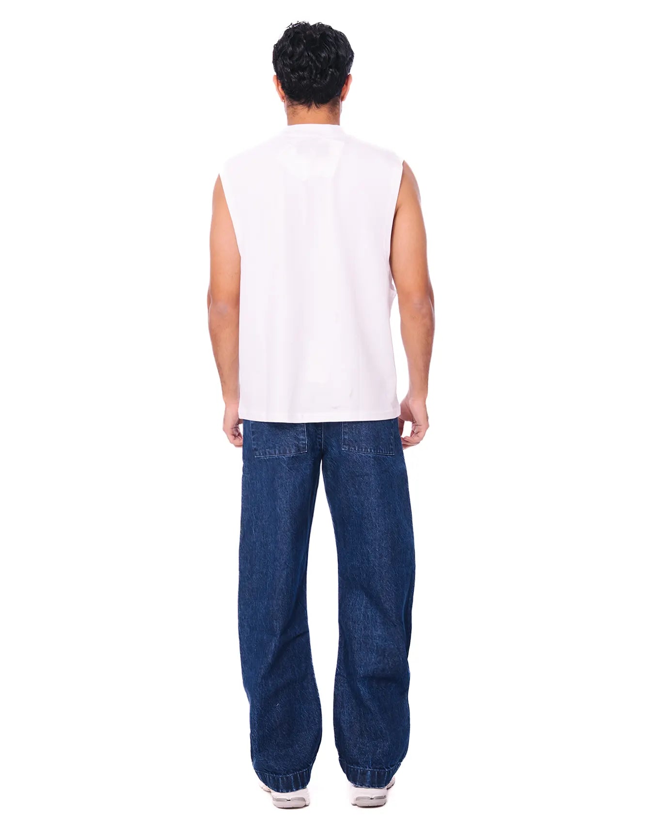 Naqees White White Vest - CULT - haider