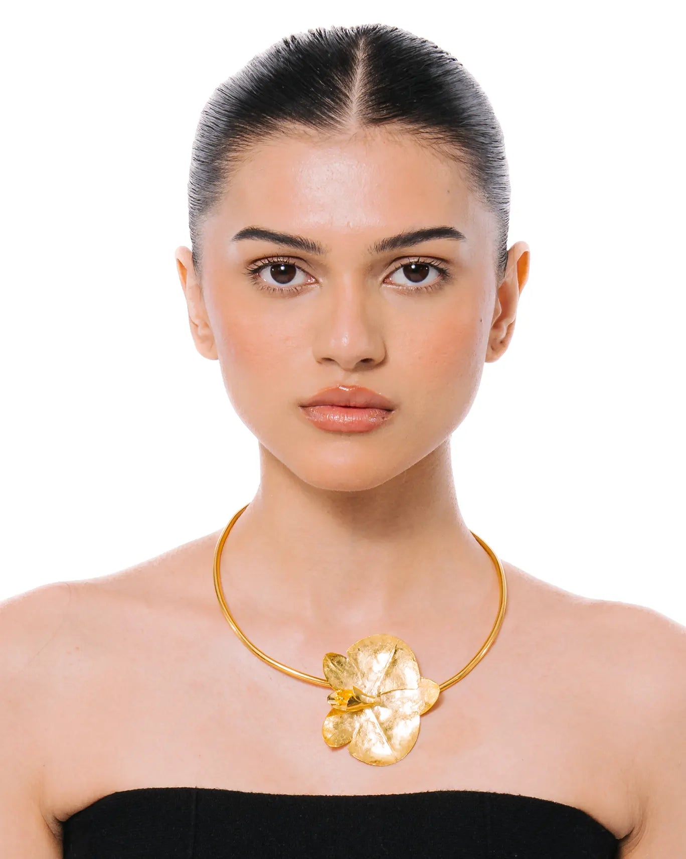 project 1959 Gold Brass Lily Necklace cult store pakistan karachi