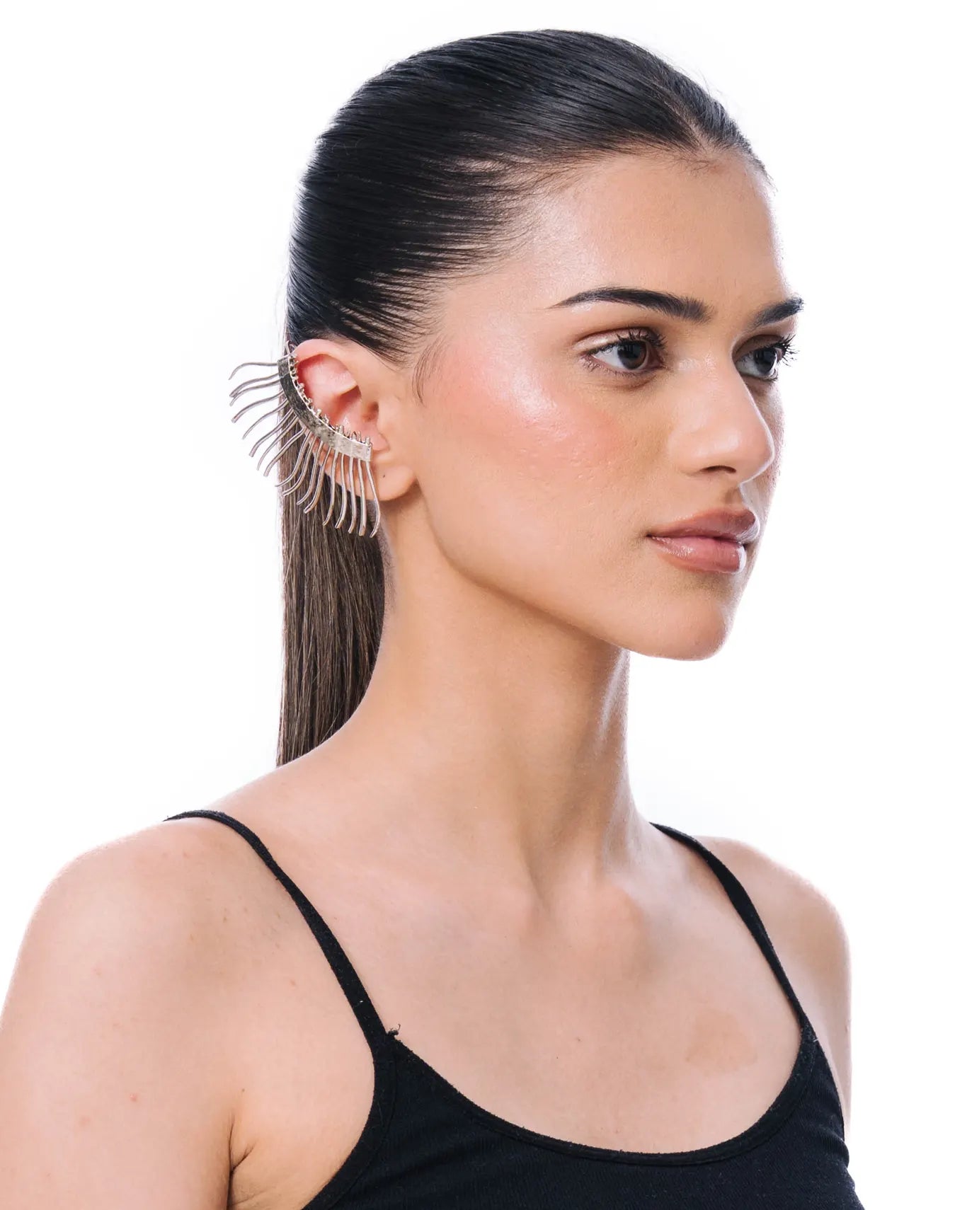 project 1959 Silver Fishbone Earcuff cult store pk