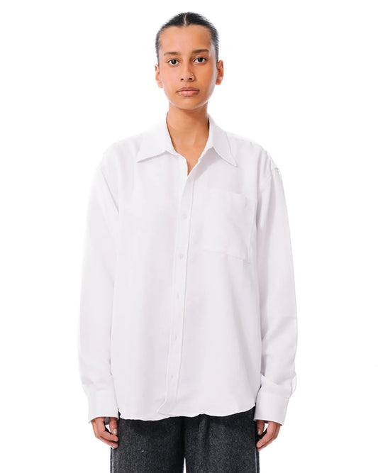 Raa-ay oversized white button down cult store pakistan