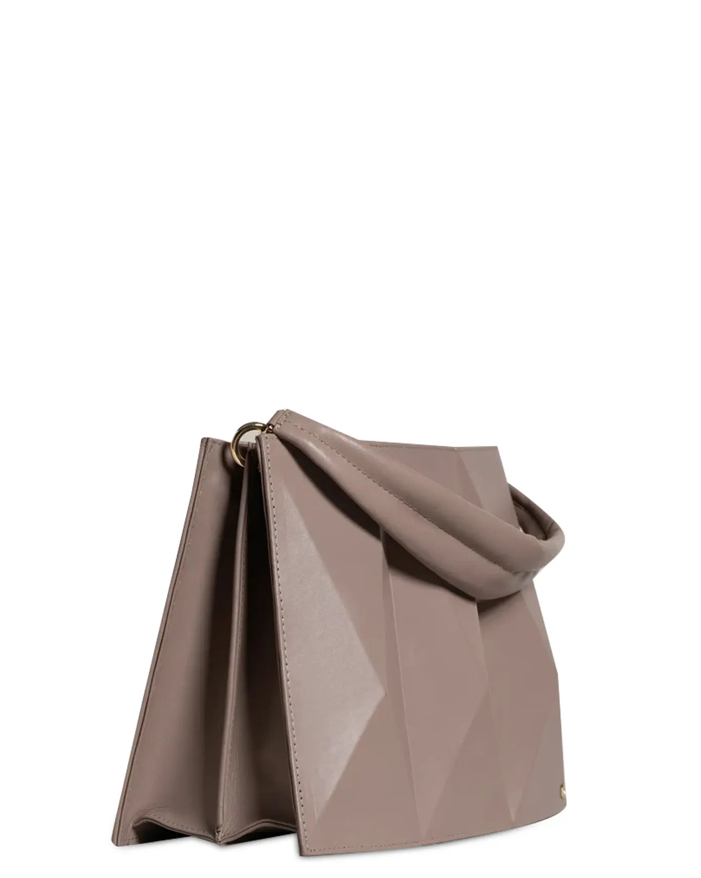 warp Taupe Grey Hexella Accordian Bag cult store women karachi