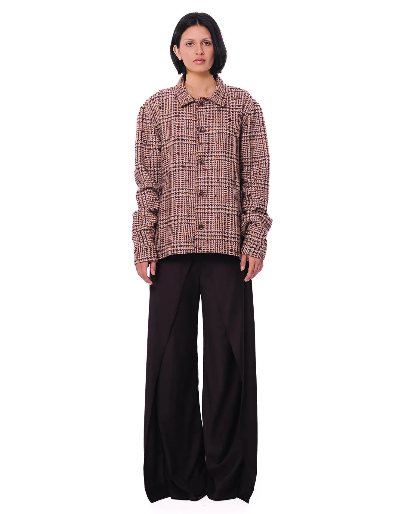 Wear Oga Brown Plaid Amethyst Jacket - CULT - haider