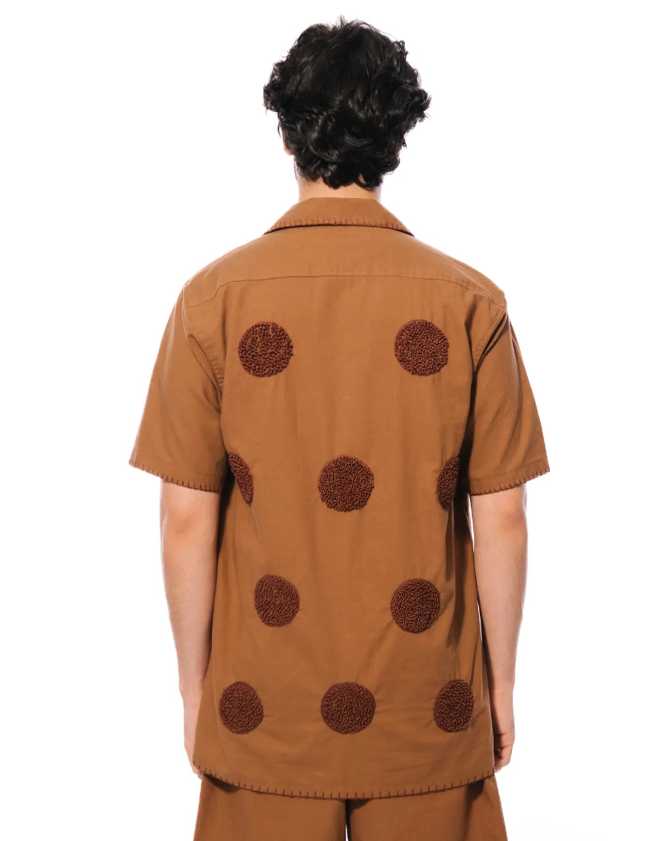 wear oga Brown Pointilism Shirt cult men