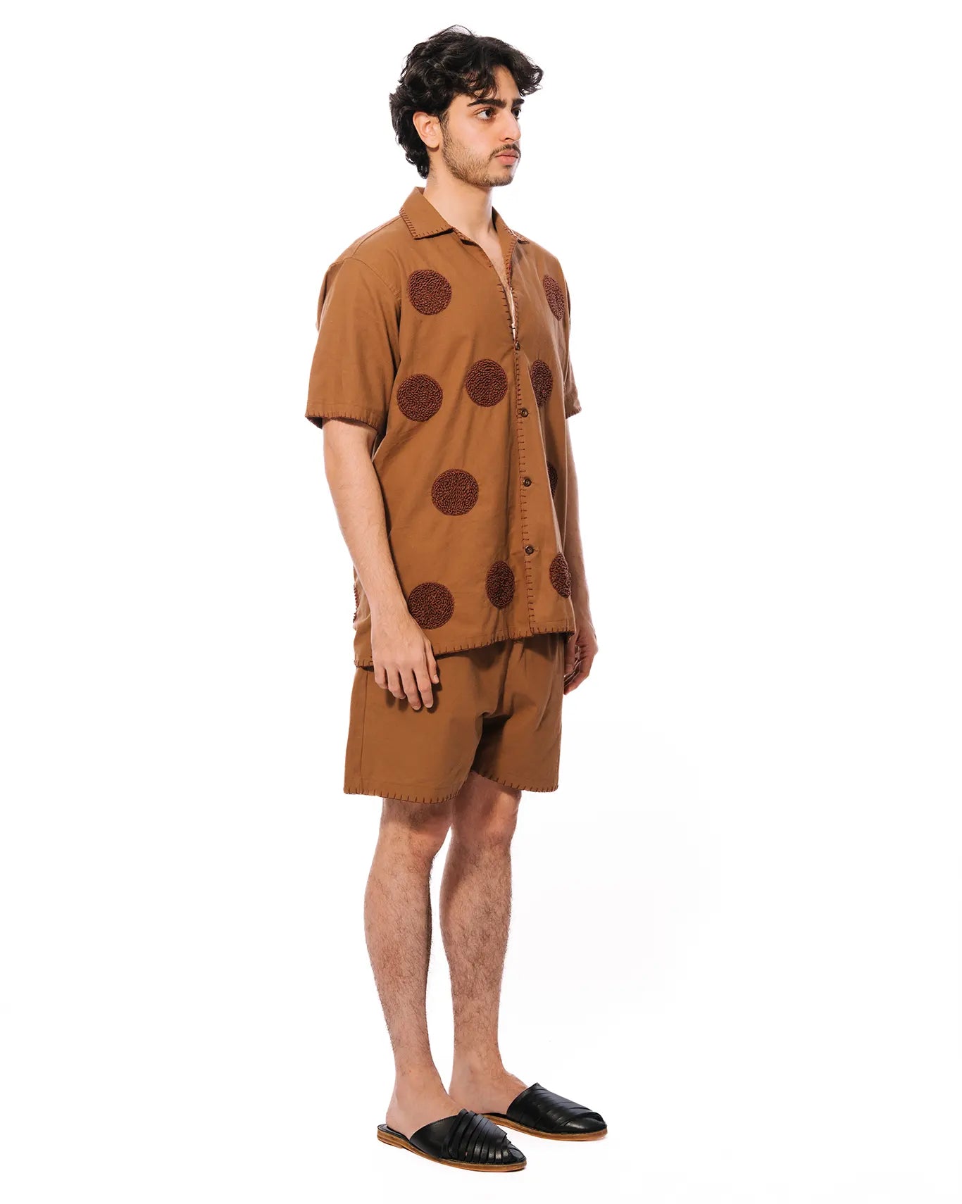 wear oga Brown Pointilism Shirt cult men