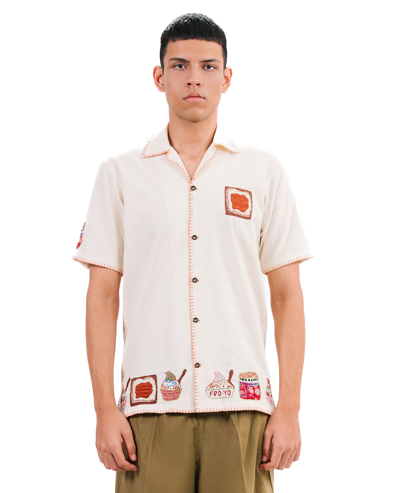 wear oga Creme Brunch Shirt cult store men