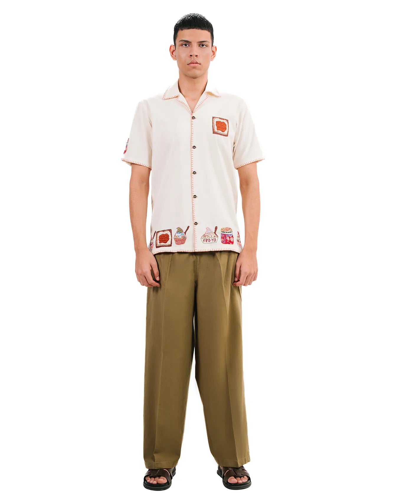 wear oga Creme Brunch Shirt cult store men