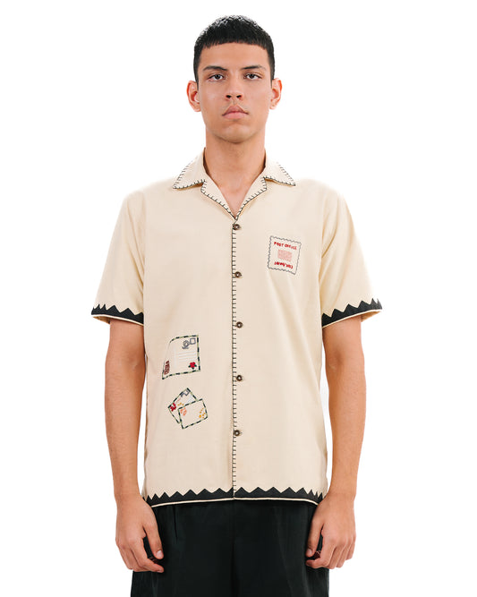 wear oga Creme Letters To My Lover Shirt cult store men