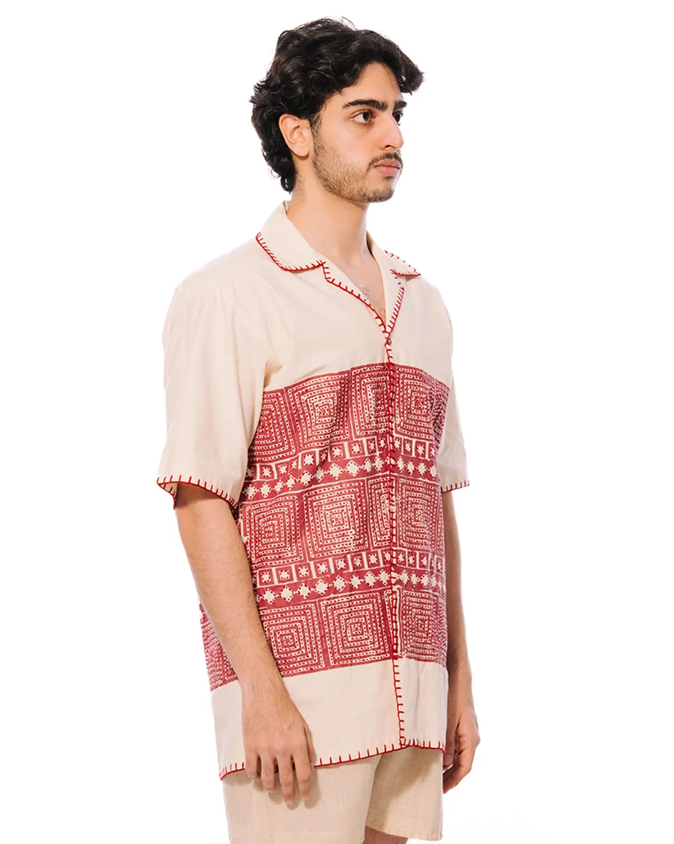 wear oga Creme Maze Shirt cult men