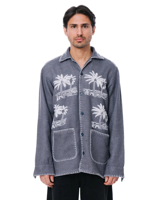 wear oga Grey Palm Jacket cult men