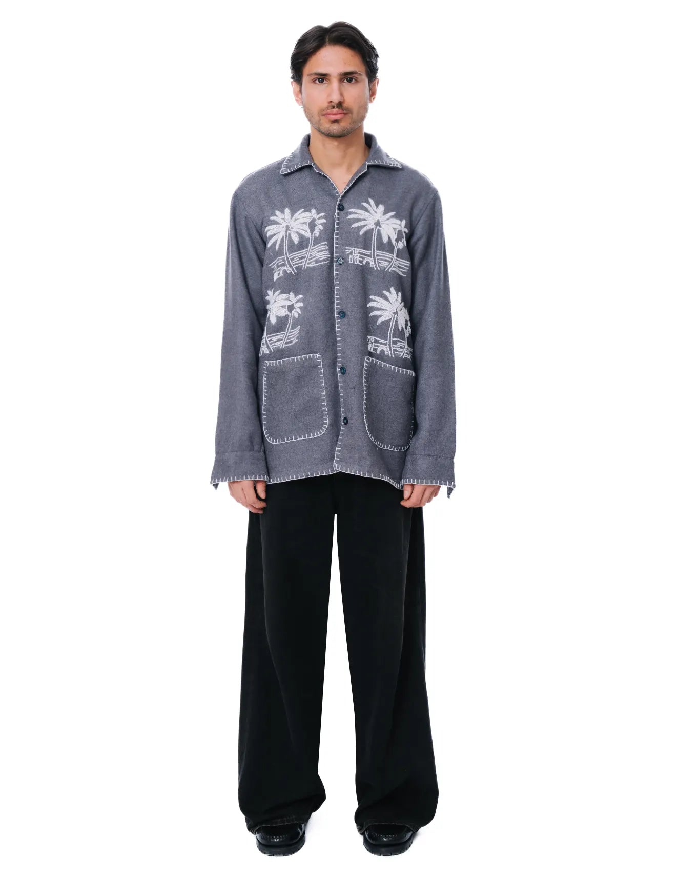 wear oga Grey Palm Jacket cult men