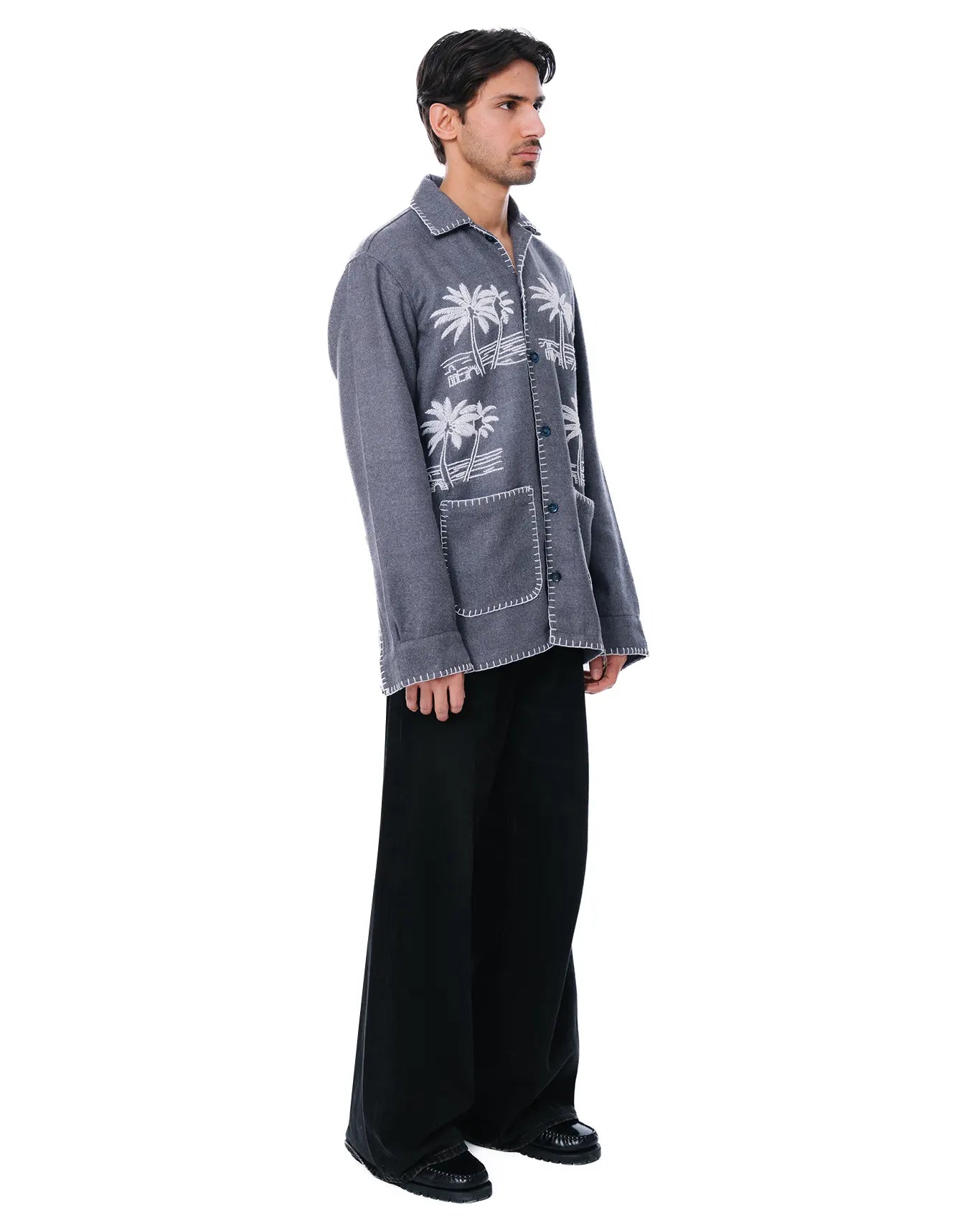 wear oga Grey Palm Jacket cult men
