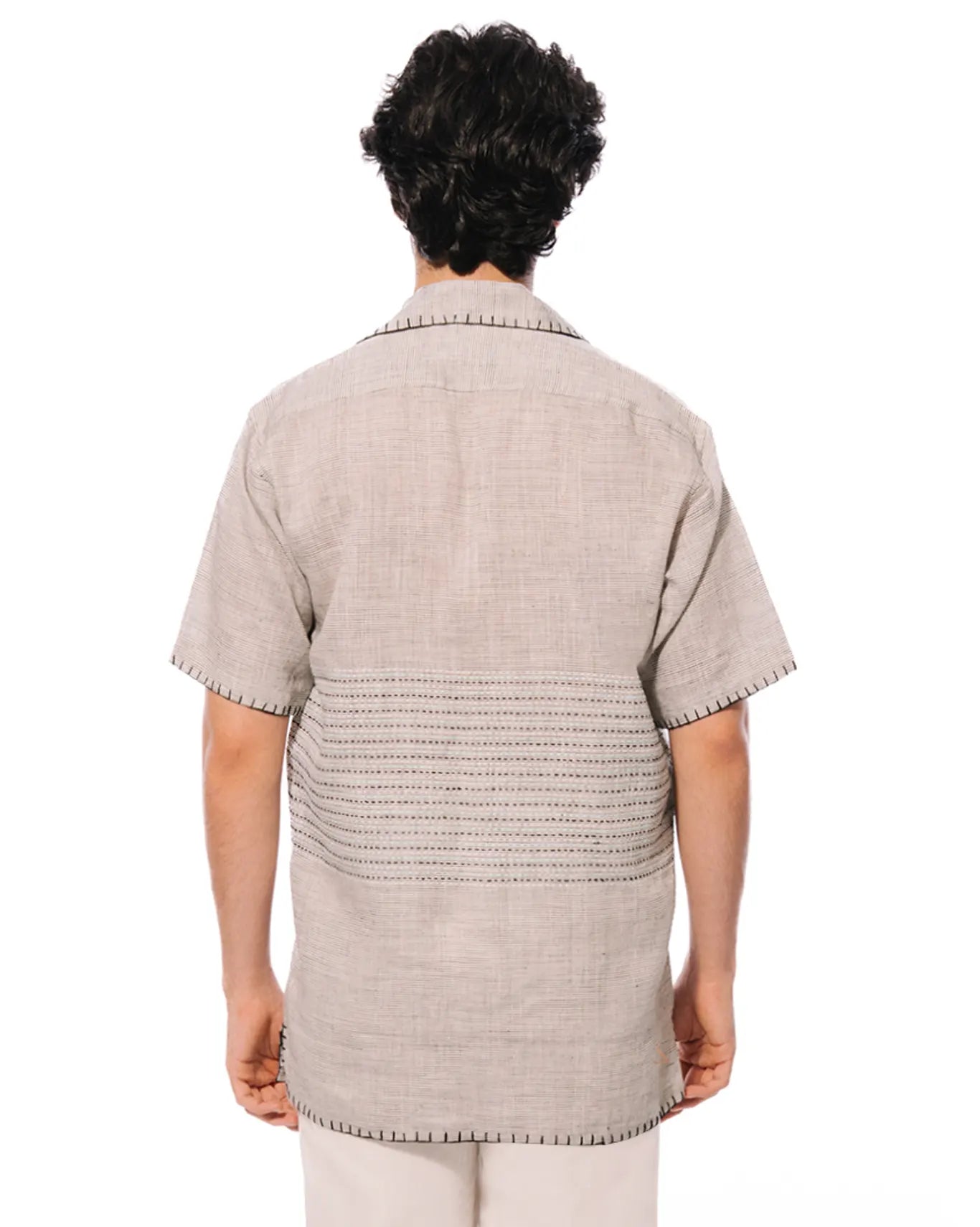 wear oga Grey Sujni Kantha shirt cult men 