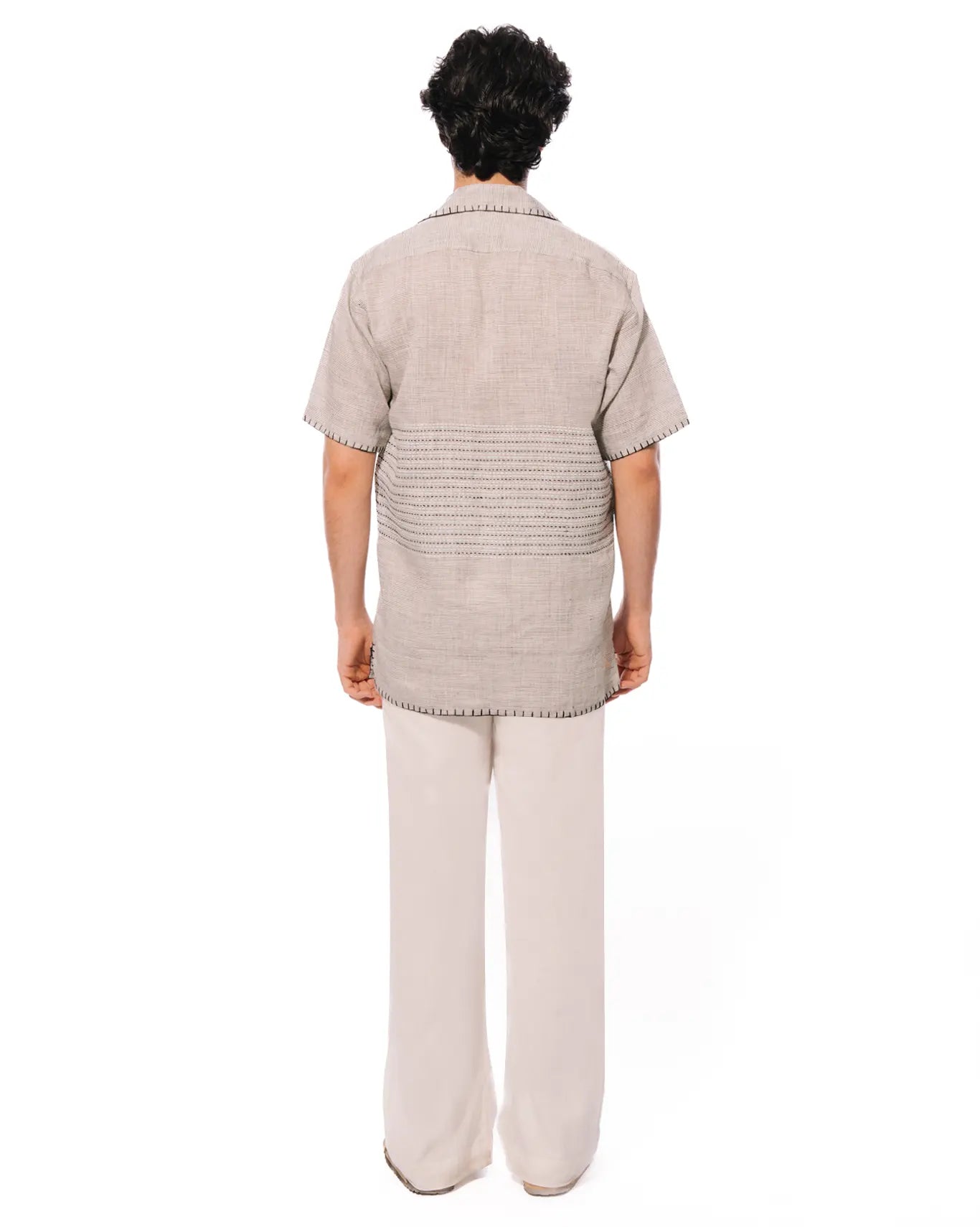 wear oga Grey Sujni Kantha shirt cult men 