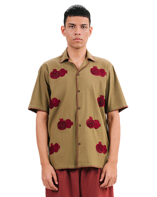 wear oga Khaki Woodland Shirt cult men