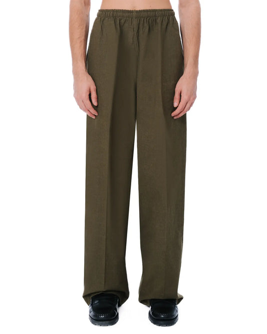 wear oga Moss Green Organic Pants cult store men