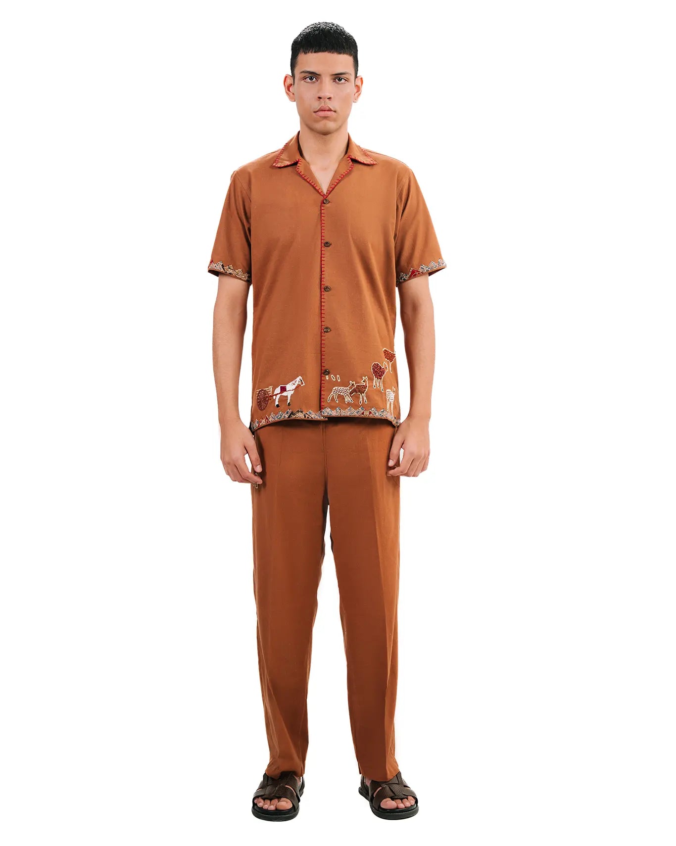 wear oga Orange Ranch Pants cult men