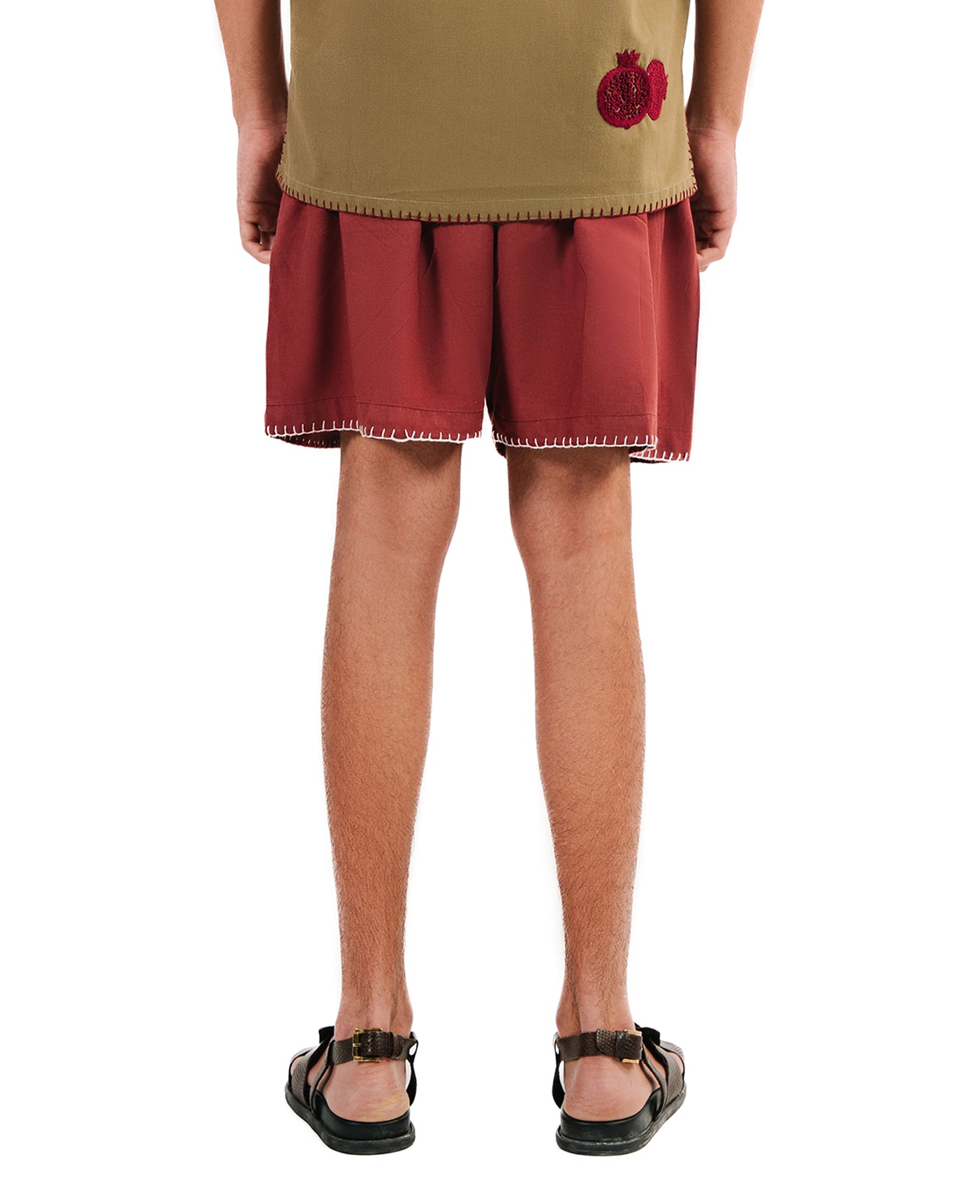 wear oga Terracotta Woodland Shorts cult store men 
