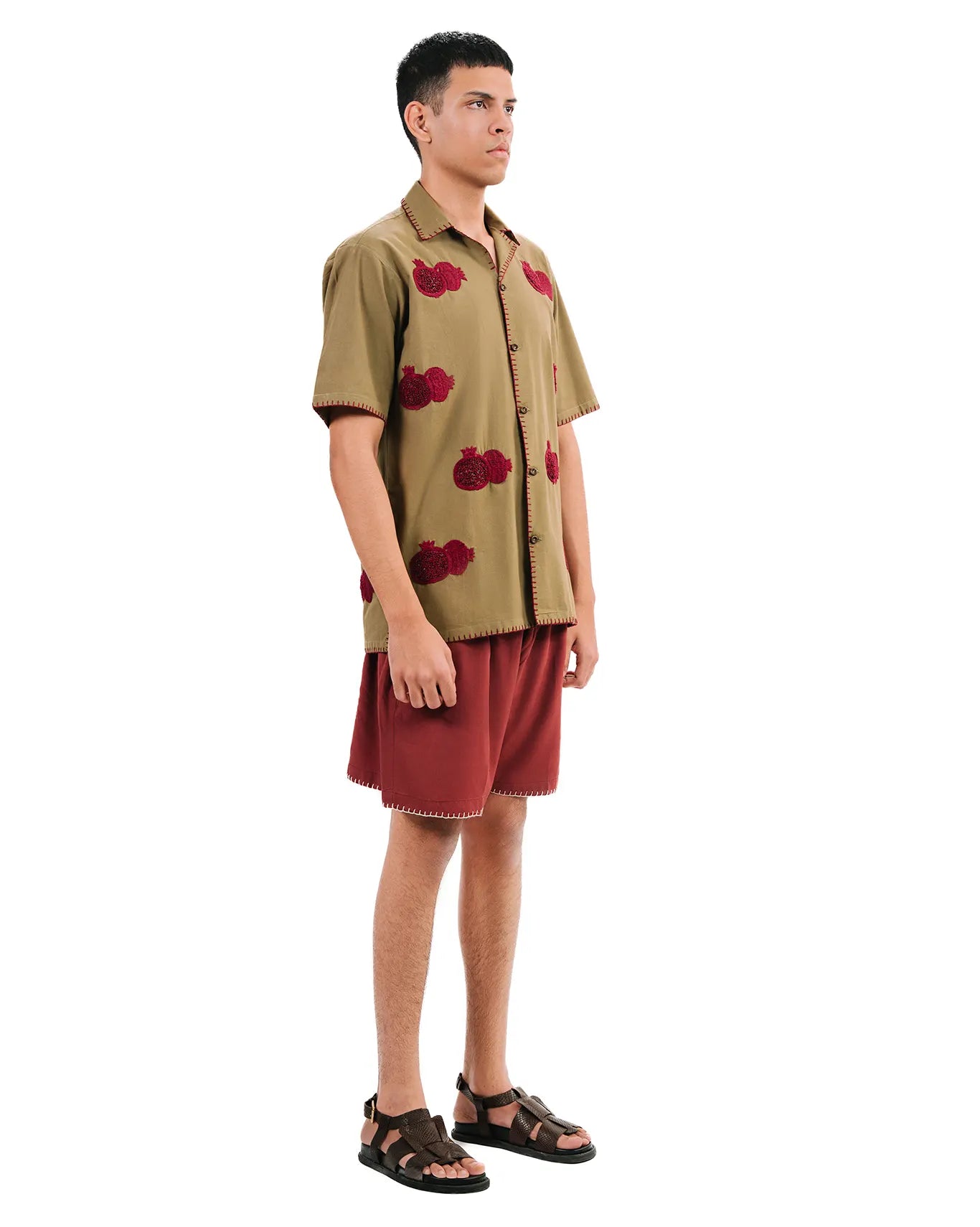 wear oga Terracotta Woodland Shorts cult store men 