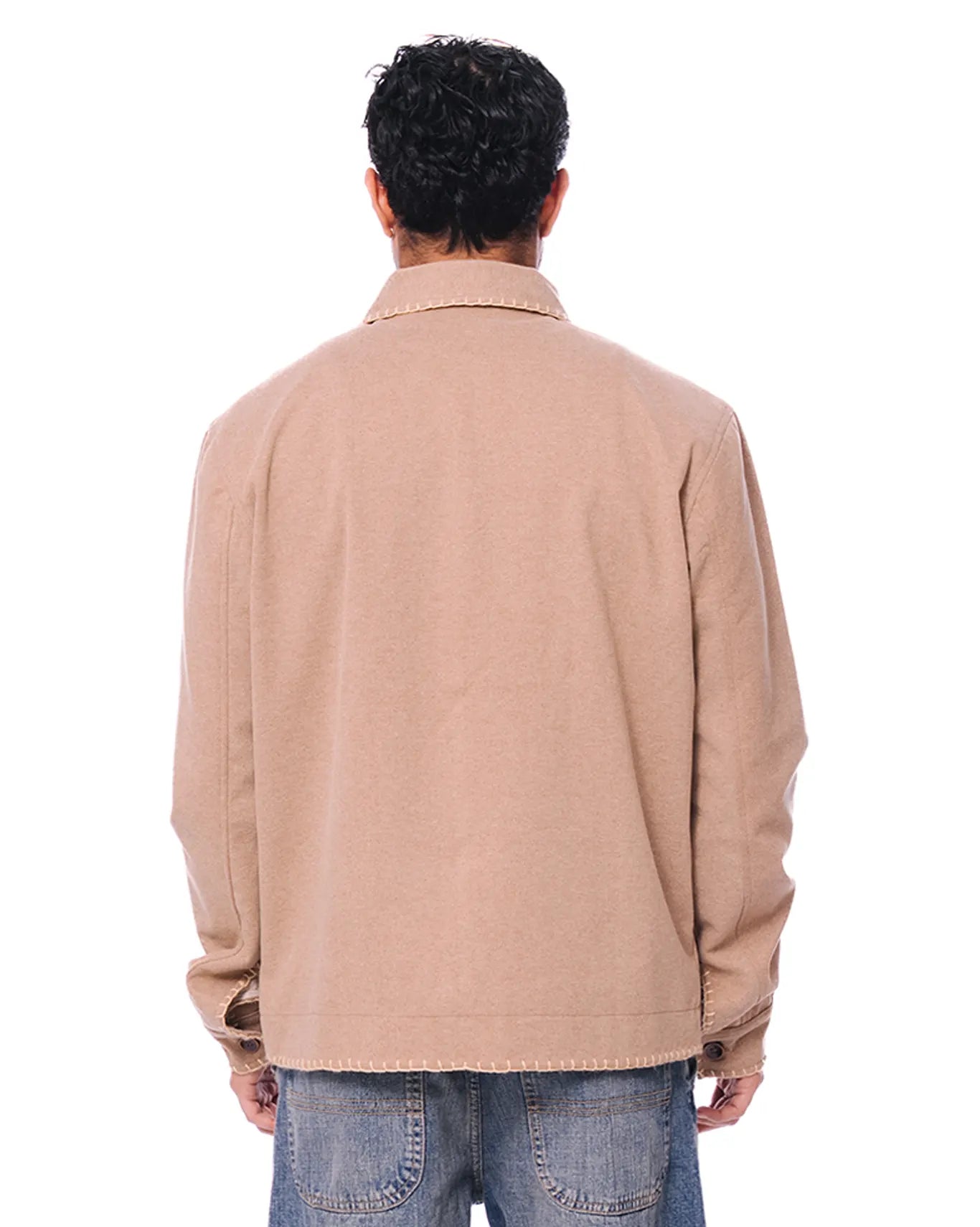 wear oga beige alpine jacket cult store pakistan wool mens outerwear