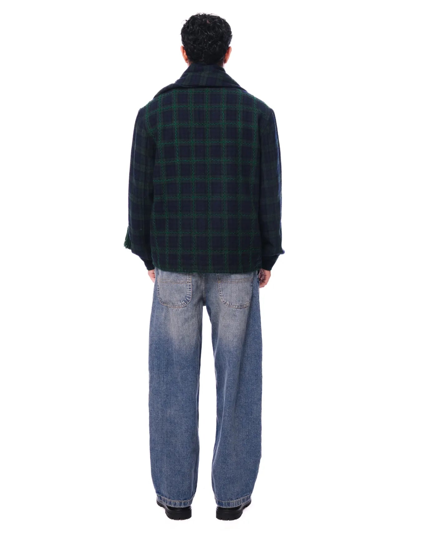 Wear Oga Green Green Jacket with Scarf - CULT - haider