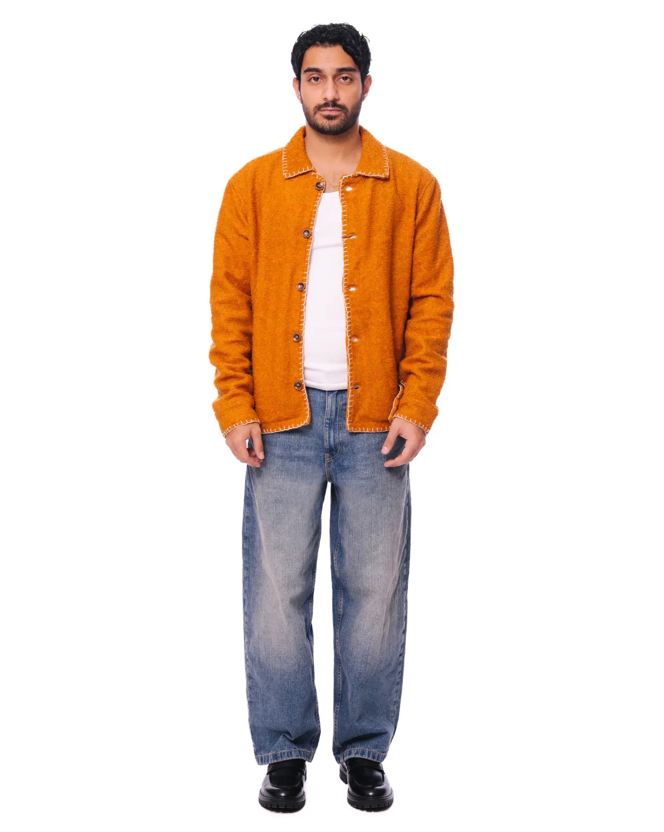 Wear Oga Orange Orange Kantha Ember Jacket - CULT - haider